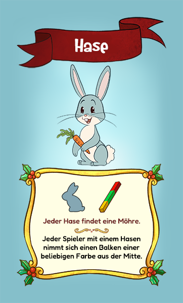 Spielkarte Hase